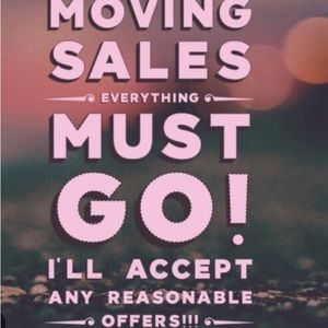 Moving sales